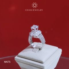 Nhẫn NN75 CHAM JEWELRY, Chủ 7.2mm Barcode (TNN1647)