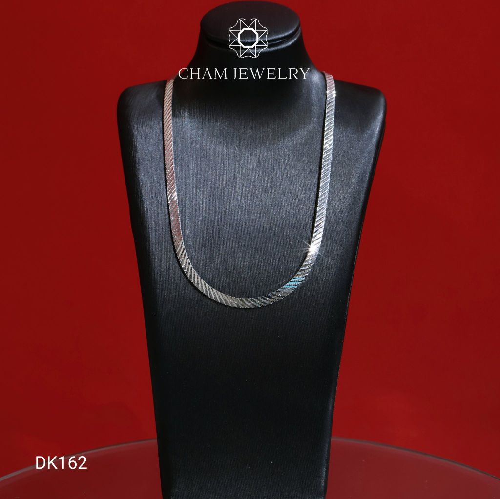 Dây Chuyền CHAM JEWELRY DK162, Dây Ép Bản 2.6mm (Barcode (TDBC783).