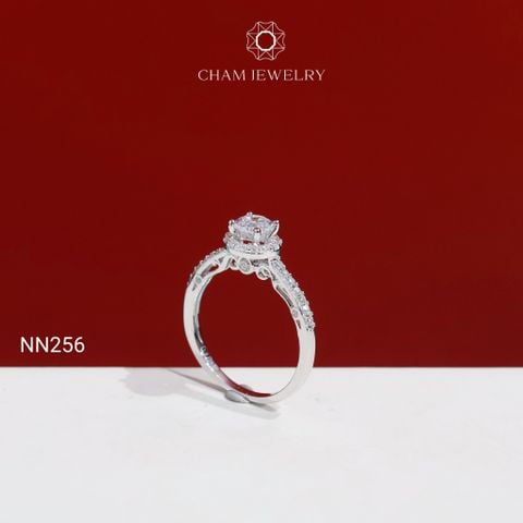 Nhẫn NN256 CHAM JEWELRY, Chủ 5.0mm( Barcode TNN1872).