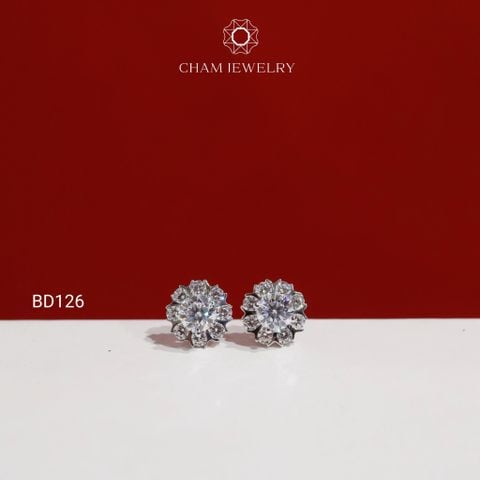 Hoa Tai BD126 CHAM JEWELRY , Chủ 5.0mm (TBD1907).