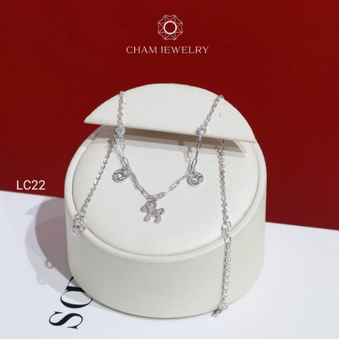 Lắc Chân LC22 CHAM JEWELRY, Lắc Chân Charm Ngựa (Barcode CTNC89) .