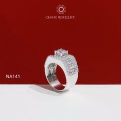 Nhẫn Nam NA141 CHAM JEWELRY, Chủ 7.2mm (TNNA474-C-N217).