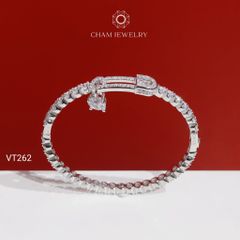 Vòng Tay CHAM JEWELRY VT262, Vòng Kiểu Đá 3.5mm (Barcode PVH370)