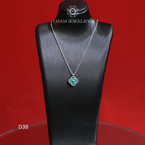 Dây Chuyền CHAM JEWELRY D38, 4 Lá Xanh (Barcode CLACY10).