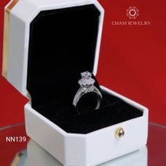 Nhẫn NN139 CHAM JEWELRY, Chủ 5.5mm (Barcode TNN1598).