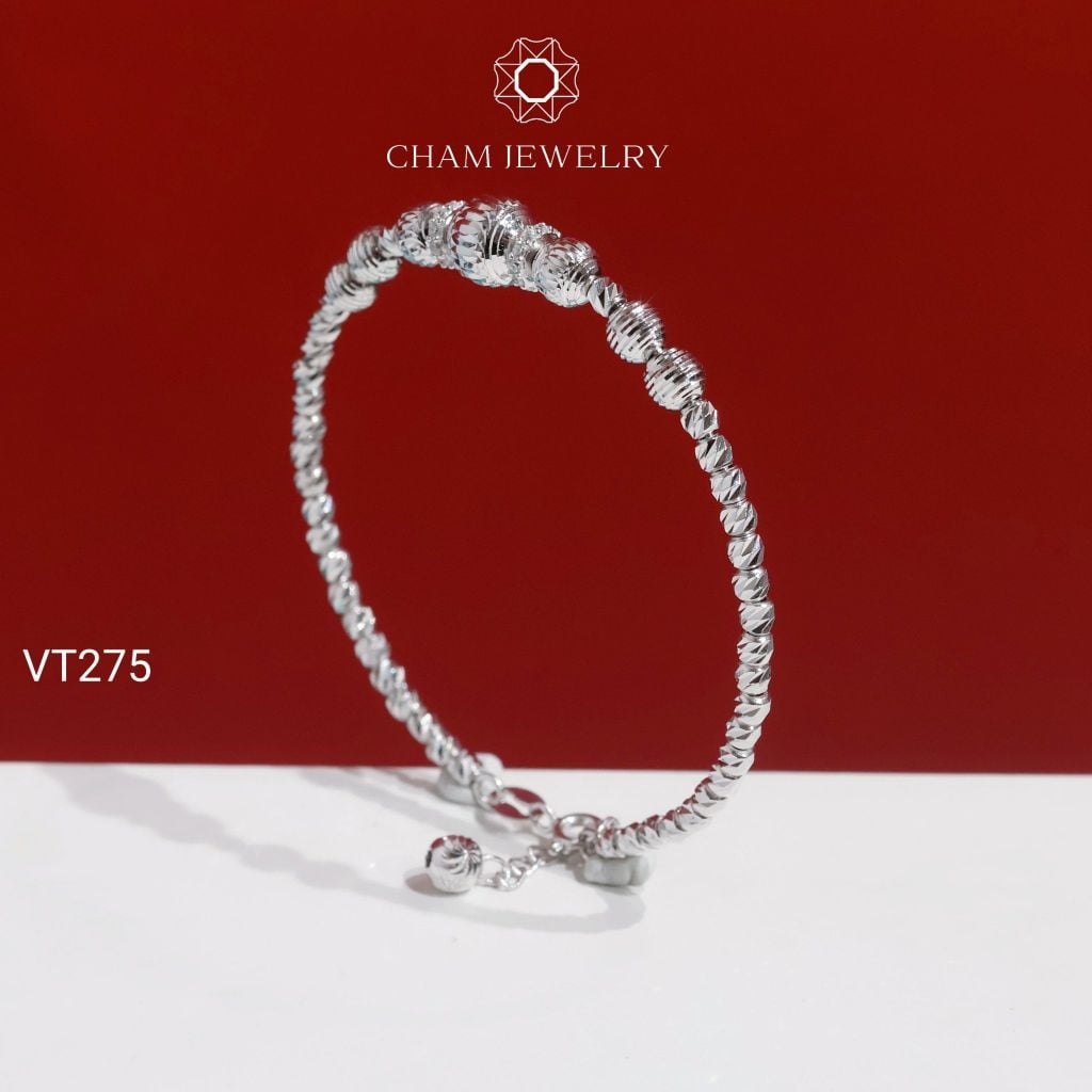 Vòng Tay VT275 CHAM JEWELRY , Vòng Bi Kiểu 7.5mm (CBTV2C)