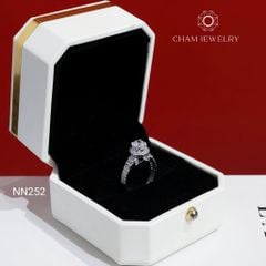 Nhẫn NN252 CHAM JEWELRY, Chủ 5.5mm( Barcode TNN1895).