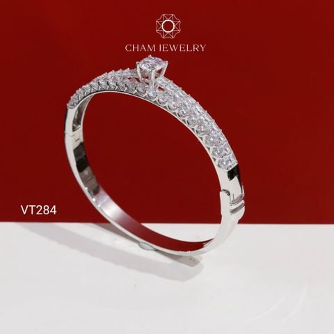 Vòng Tay VT284 CHAM JEWELRY, Vòng Kiểu Chủ 7.0mm (CV8381).