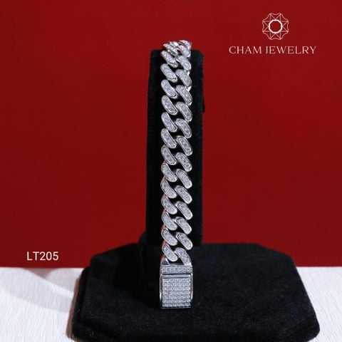 Lắc Tay LT205 CHAM JEWELRY, Bản 10.0mm (Barcode TLBC690-TLBC746).