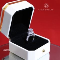 Nhẫn NN580 CHAM JEWELRY, Chủ 7.5mm (Barcode CNNK603)