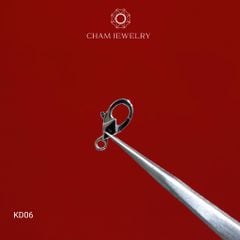 Khóa Dây Chuyền KD06 CHAM JEWELRY , Khóa 5.0mm (Barcode TPK117).