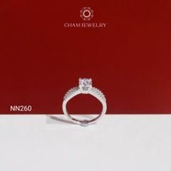 Nhẫn NN260 CHAM JEWELRY, Chủ 5.5mm( Barcode TNN195).