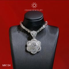 Mặt Dây Chuyền MK134 CHAM JEWELRY, Mặt Hoa Mai Chủ 7.0mm (Barcode TMA757)