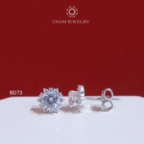 Hoa Tai BD73 CHAM JEWELRY , Chủ 5.0mm ( Barcode TBD1285).