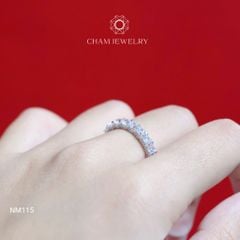 Nhẫn NM115 CHAM JEWELRY Full Đá (Barcode TNF114).
