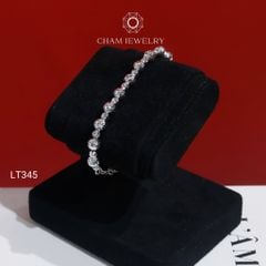 Lắc Tay LT345 CHAM JEWELRY , Lắc Bi Bản 6.0mm (CDML2).