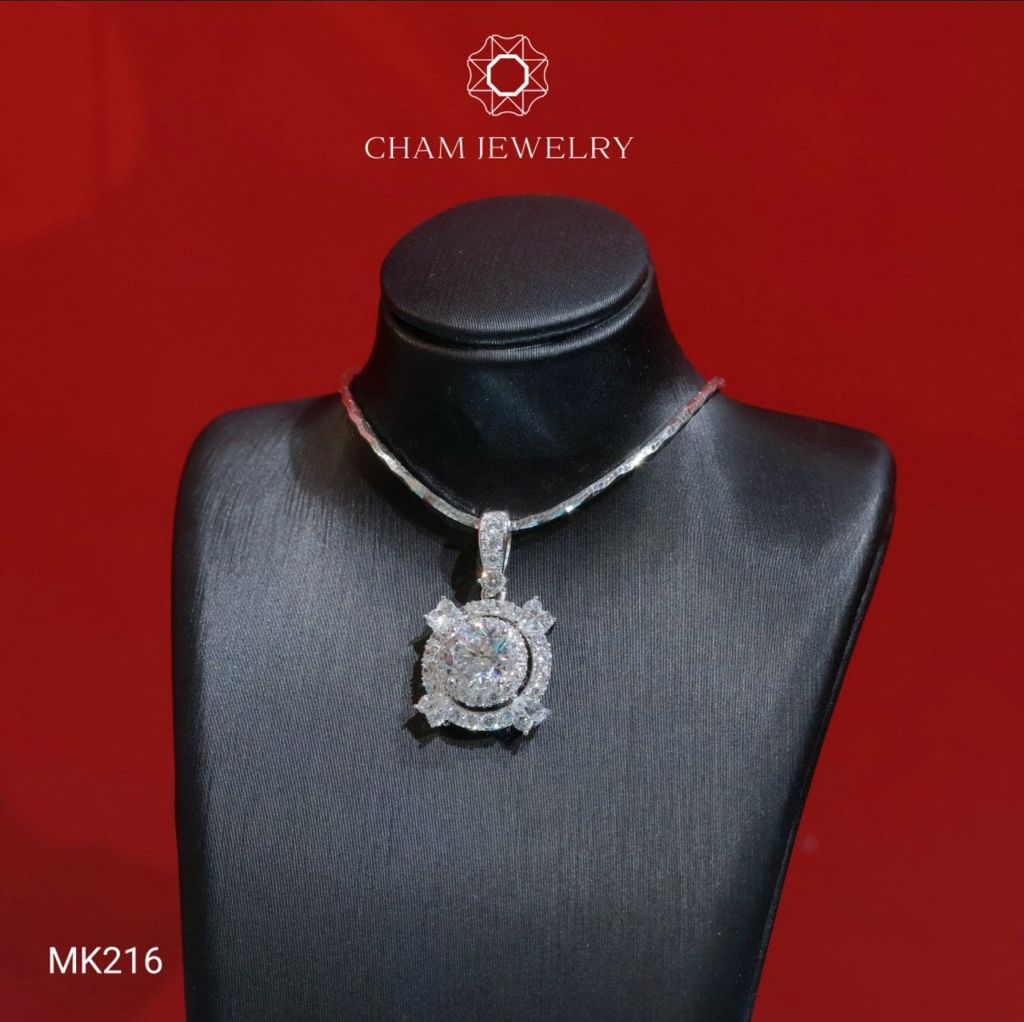 Mặt Dây Chuyền MK216 CHAM JEWELRY Chủ 7.0mm (Barcode TMA1245)