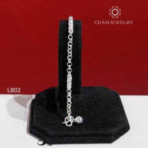 Lắc Tay Bé LB02 CHAM JEWELRY, Lắc Tay Mo Charm Chuông (Barcode TLBC736)