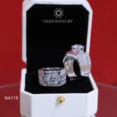 Nhẫn Nam NA119 CHAM JEWELRY, Chủ 8.0mm (Barcode TNNA439)