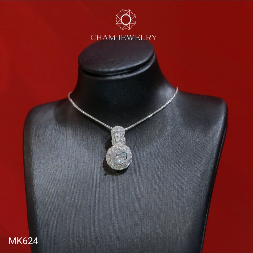 Mặt Dây Chuyền MK624 CHAM JEWELRY, Chủ 8.0mm (Barcode TMX351).