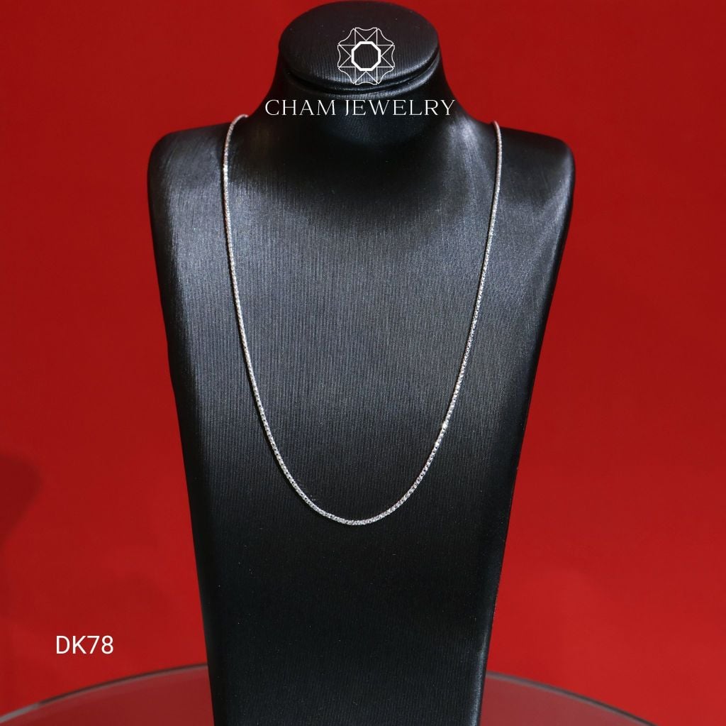 Dây Chuyền CHAM JEWELRY DK78, Dây Mì Kim Cương ( Barcode TDY195-CDYR64)