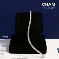 Lắc Tay LTV02 Vàng 10k 3.0mm Kim cương Lab-grown (Barcode CLTV01)