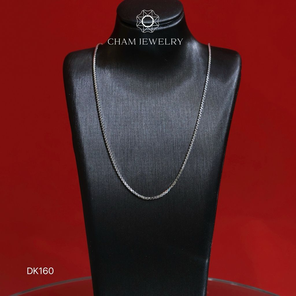 Dây Chuyền DK160 CHAM JEWELRY, Bản 0.8mm