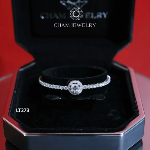 Lắc Tay CHAM JEWELRY LT273, Lắc HaLo Tròn 7.0mm (Barcode TLT1282)