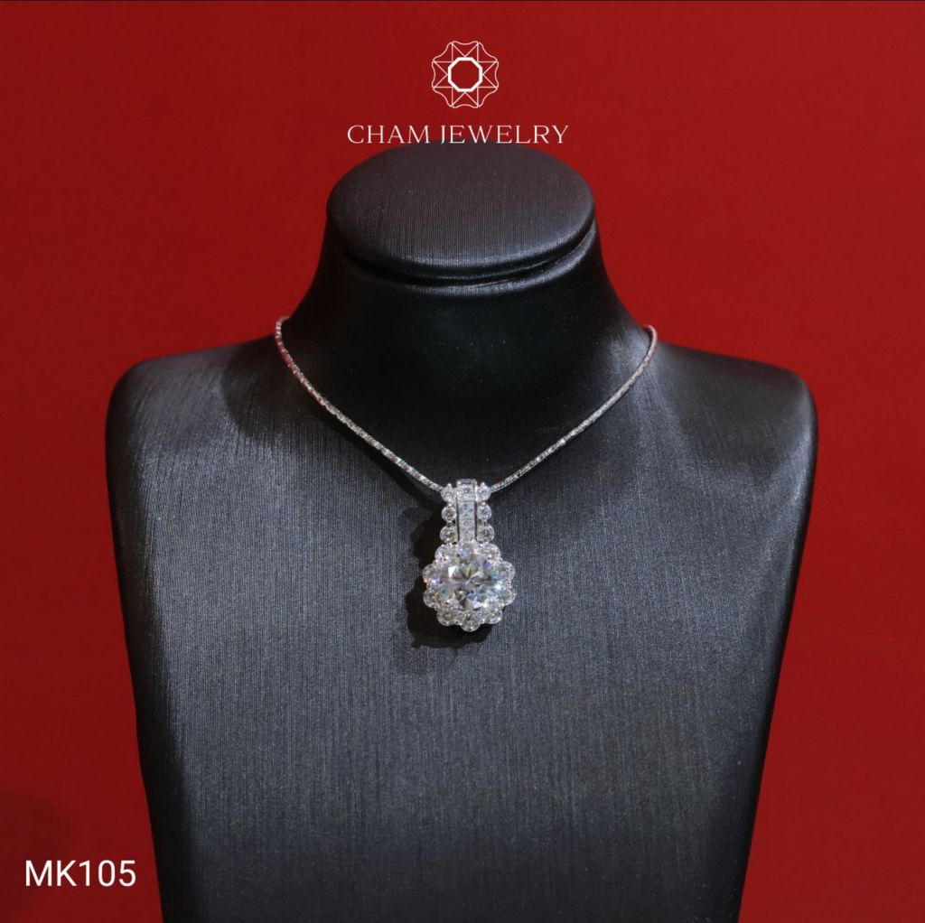Mặt Dây Chuyền MK105 CHAM JEWELRY, Chủ 6.0mm (Barcode TMX406).