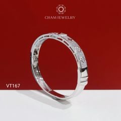 Vòng Tay VT167 CHAM JEWELRY, Bản 7.0mm (Barcode CV6581).