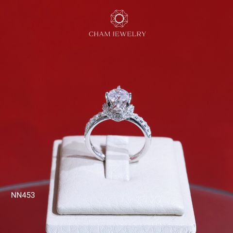 Nhẫn Nữ CHAM JEWELRY NN453, Chủ 6.0mm (Barcod TNN1382).