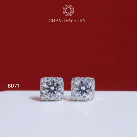 Hoa Tai BD71 CHAM JEWELRY , Chủ 5.0mm ( Barcode TBD105).