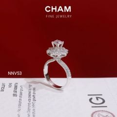 Nhẫn Nữ NNV53 Vàng 10k Chủ 5.4 Kim Cương Lab Grown Diamond