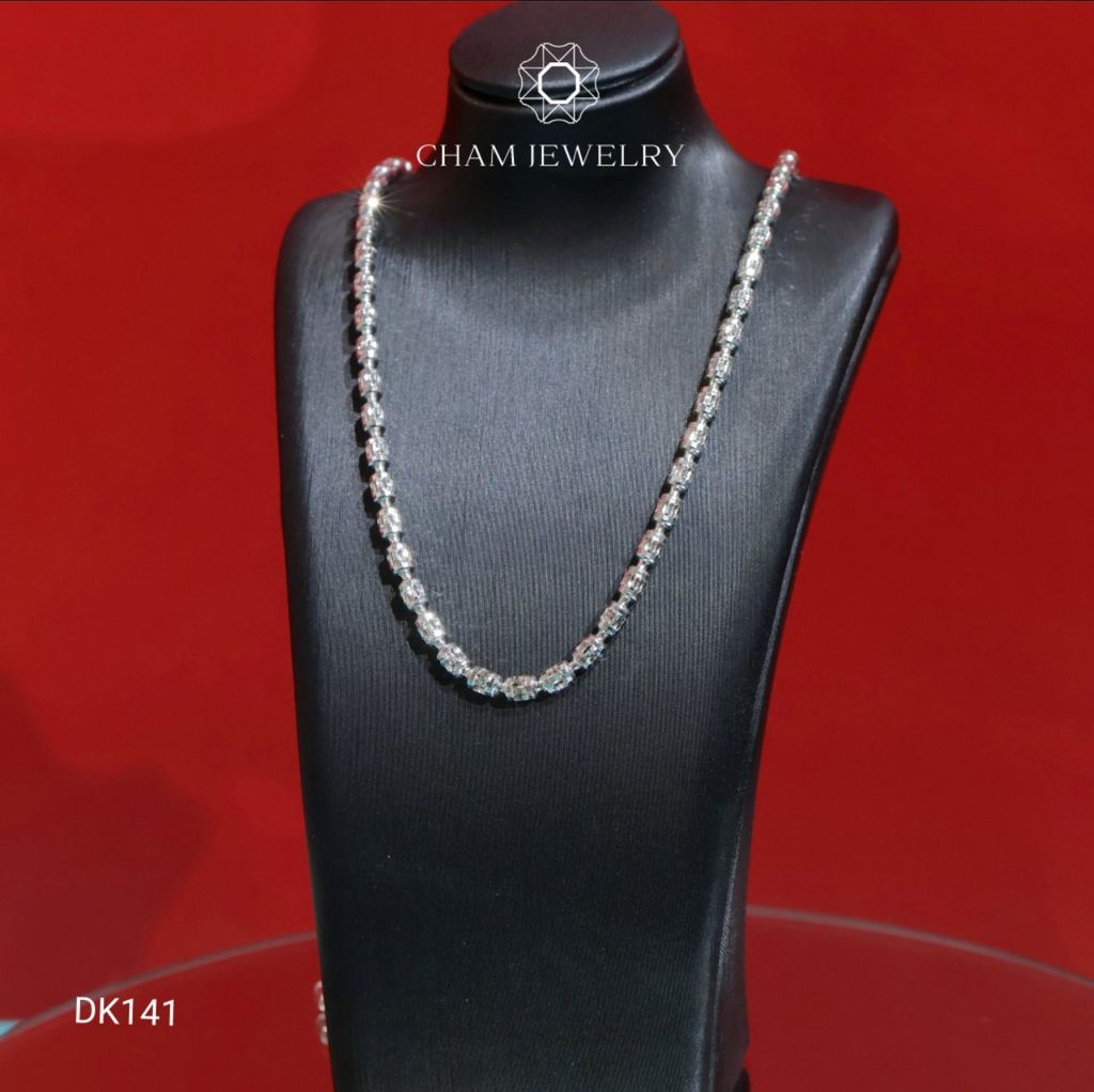 Dây Chuyền DK141 CHAM JEWELRY, Dây Bi, Bản 3.0mm ( Barcode TDY625-CDAYY387-CDAYY28).