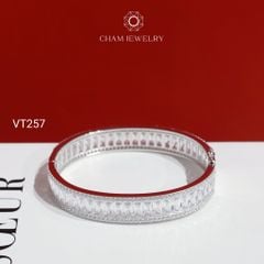 Vòng Tay CHAM JEWELRY VT257, Vòng Full Đá Bản 9.0mm (Barcode PVH162)