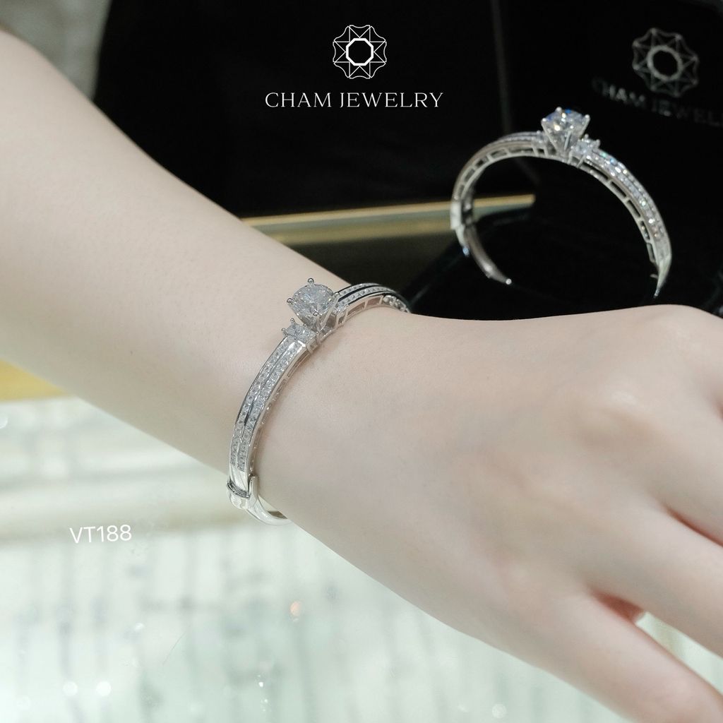 Vòng Tay VT188 CHAM JEWELRY, Chủ 9.0mm (Barcode CV1241)