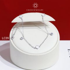 Lắc Chân LC39 CHAM JEWELRY , Lắc Cỏ 4 Lá Xà Cừ ( C-LC265(A7) )