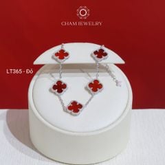 Lắc Tay LT365 CHAM JEWELRY , Lắc Cỏ 4 Lá Bản 10.0mm (Barcode TLT1327).