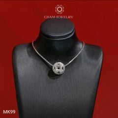 Mặt Dây Chuyền MK99 CHAM JEWERLY, Mặt Xỏ Kim Tiền (Barcode TCH1029).