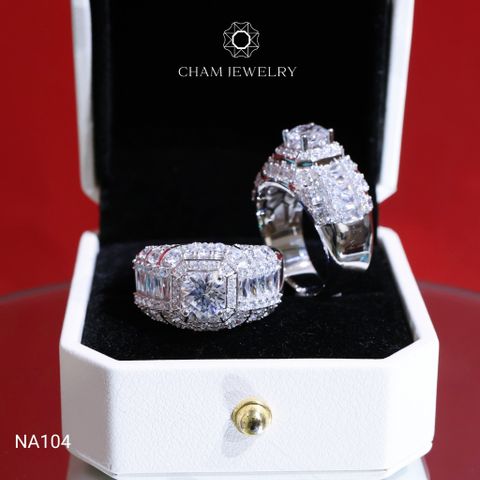 Nhẫn Nam NA104 CHAM JEWELRY, Chủ 7.0mm (Barcode TNNA422).