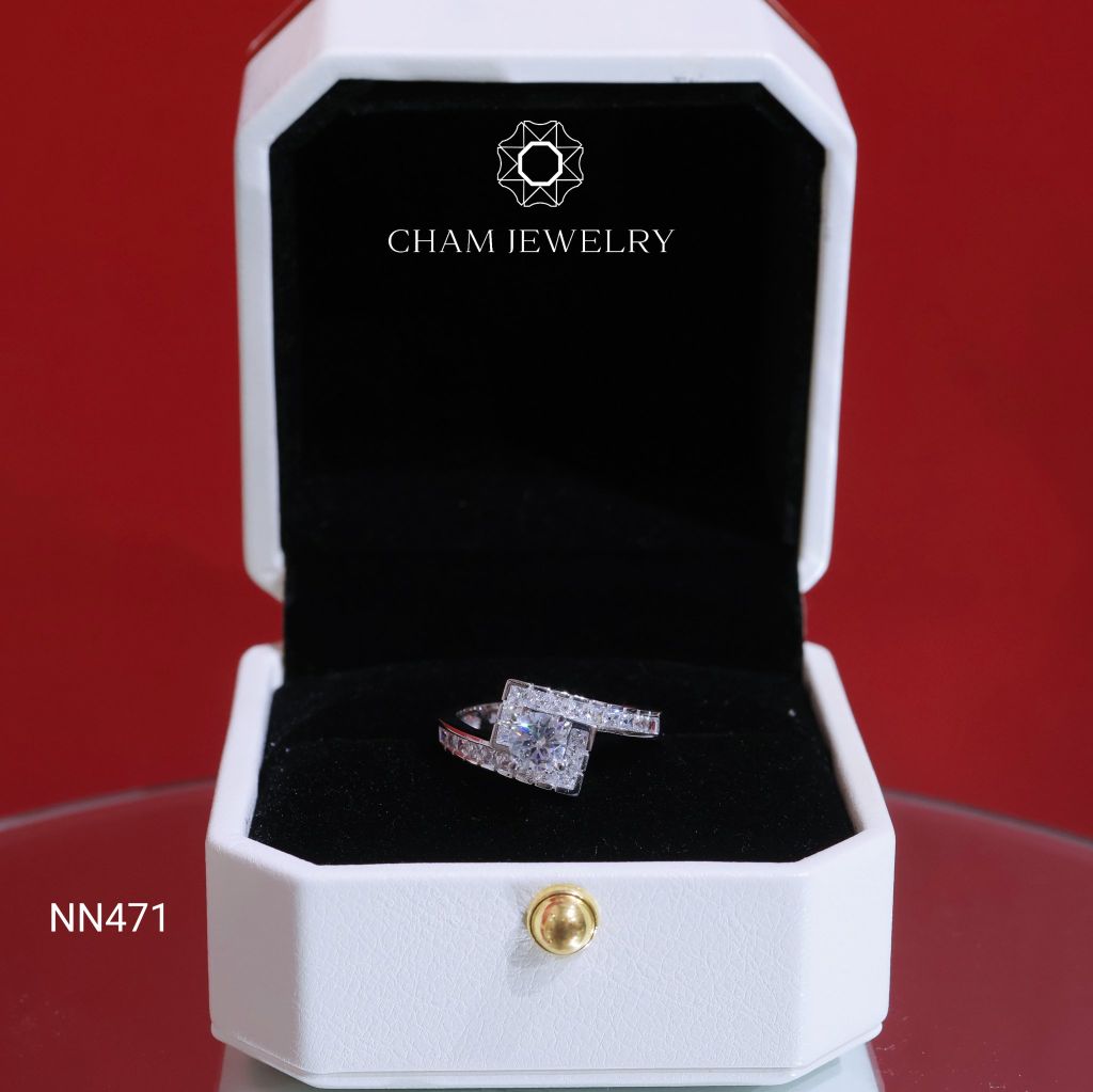 Nhẫn Nữ NN471 CHAM JEWELRY, Chủ 5.0mm (Barcode CN7450).