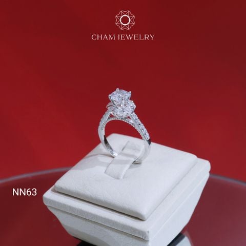 Nhẫn NN63 CHAM JEWELRY, CHủ 6.0mm (Barcode CATIN2026)