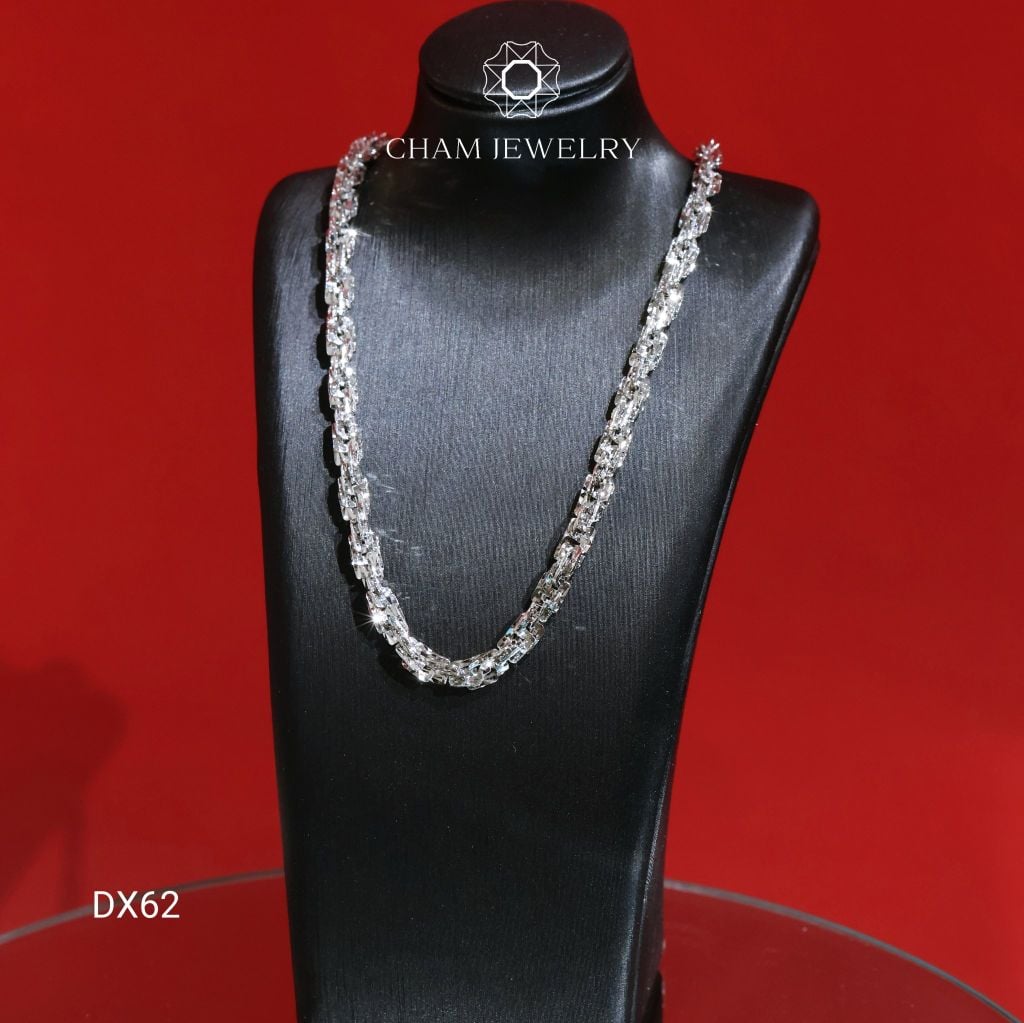 Dây Xoắn DX62 CHAM JEWELRY, Dây Xoắn Vuông Bảng 4.0mm (Barcode TDBC720)