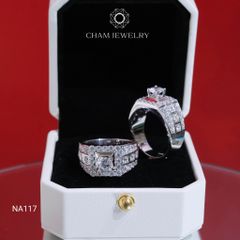 Nhẫn Nam NA117 CHAM JEWELRY, Chủ 5.5mm.