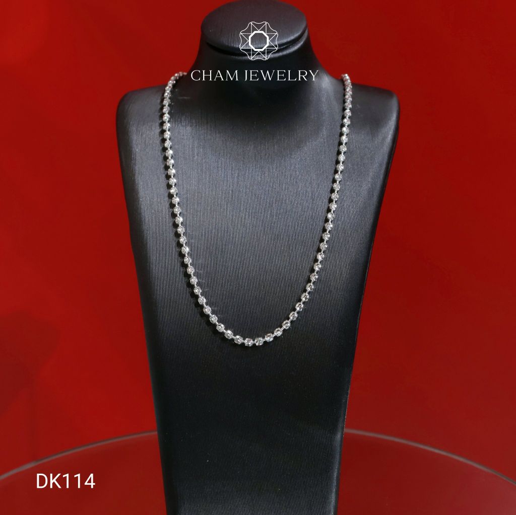 Dây Chuyền CHAM JEWELRY DK114, Dây Bi 2mm ( Barcode CHD191).