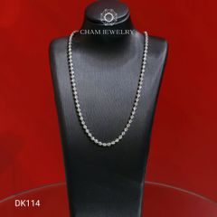 Dây Chuyền CHAM JEWELRY DK114, Dây Bi 2mm ( Barcode CHD191).