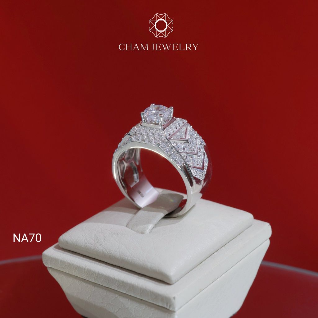Nhẫn Nam NA70 CHAM JEWELRY, Chủ 7.0mm (Barcode TNNA434)