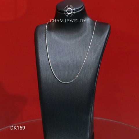 Dây Chuyền CHAM JEWELRY DK169, Dây Mì Kim Cương, Bản 1.0mm  (Barcode CDAYY236)