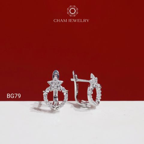 Hoa Tai BG79 CHAM JEWELRY, Hoa Tai Ngôi Sao (Barcode TBG1072).