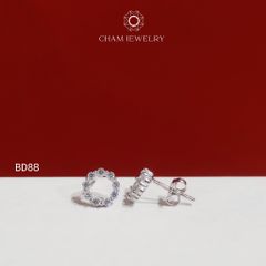 Hoa Tai CHAM JEWERLY BD88, Hoa Tai Tròn (Barcode TBD116)